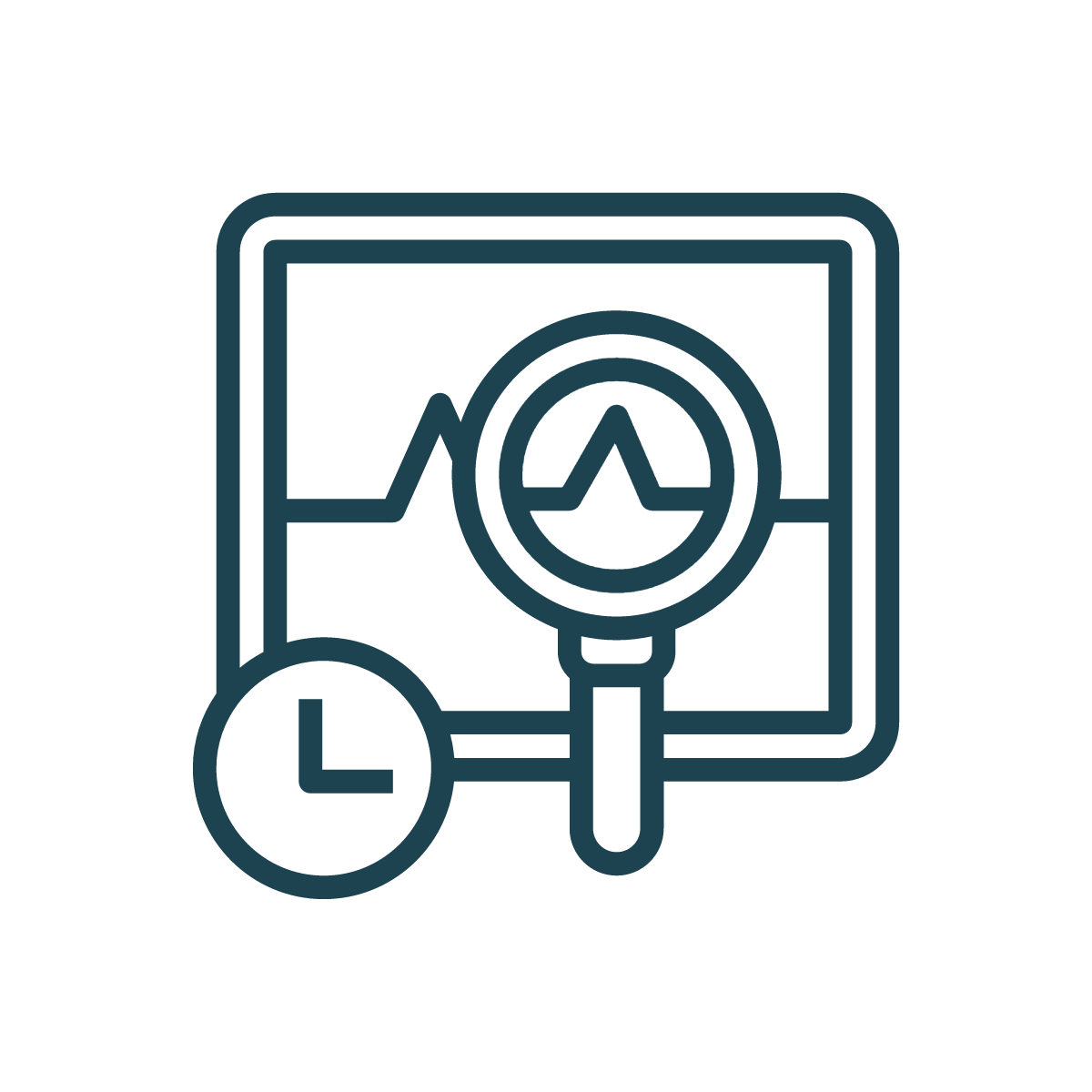 real time analytics icon
